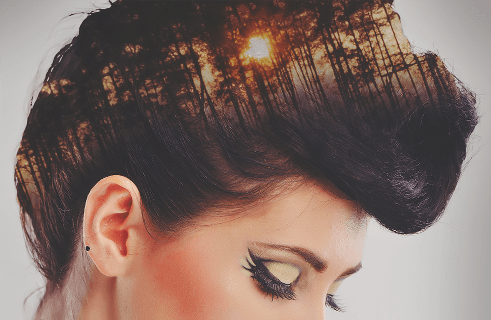 Double Exposure Hair Tutorial | tutorial how to create double exposure effects in Double Exposure Hair Tutorial | tutorial how to create double exposure effects in
