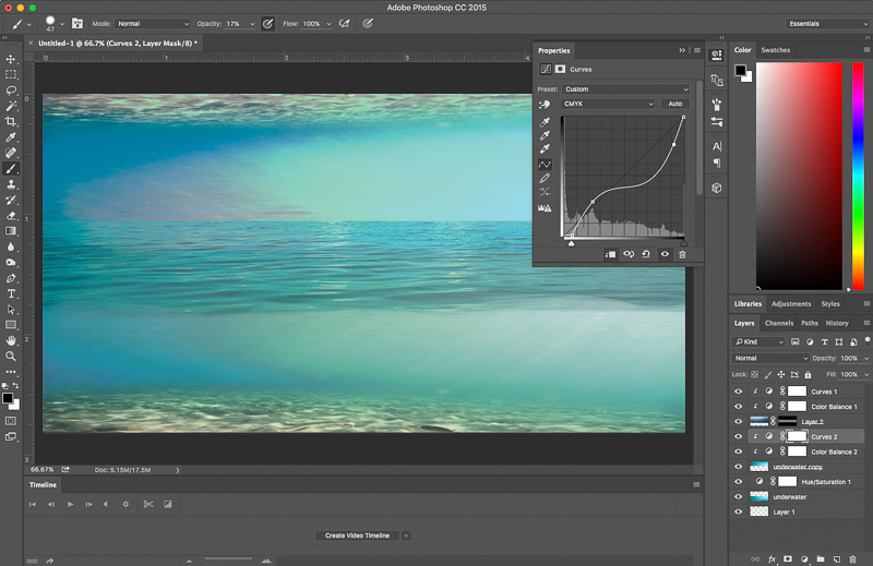 Photoshop Tutorial Create Fantasy Seascape Stock Photo Composites