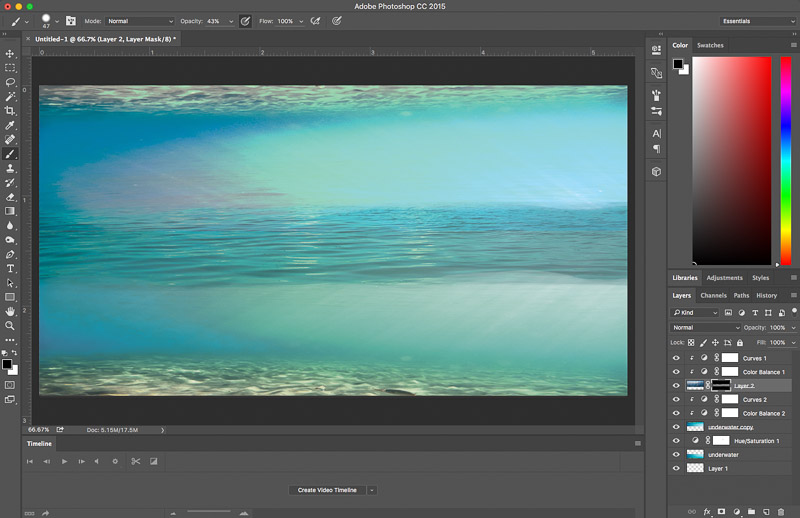 Photoshop Tutorial Create Fantasy Seascape Stock Photo Composites