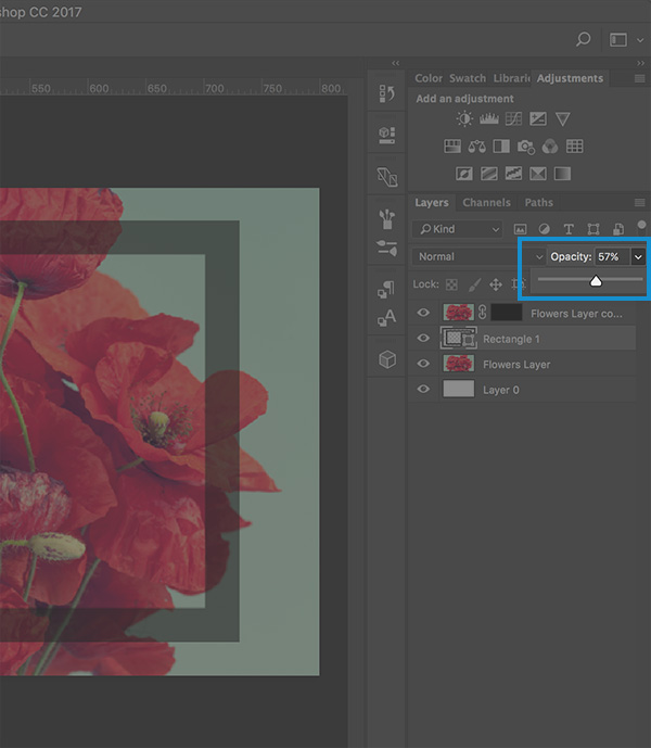 floral typography