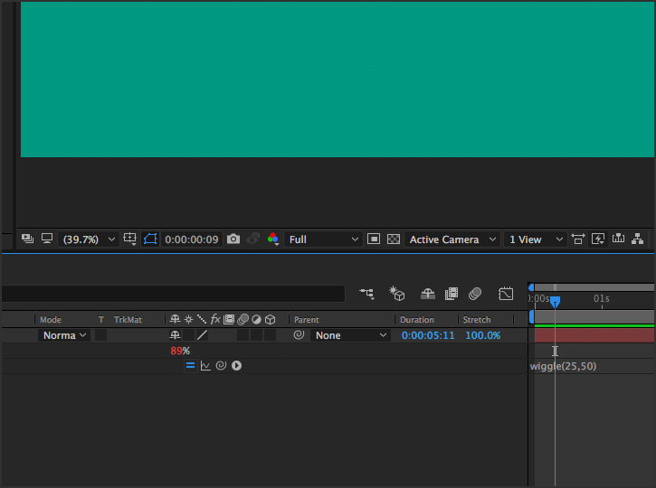 after effects expression to wiggle position linear