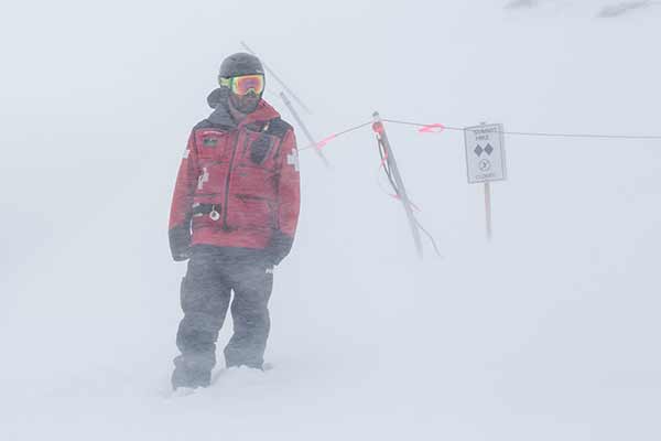 Blizzard Stock Photo