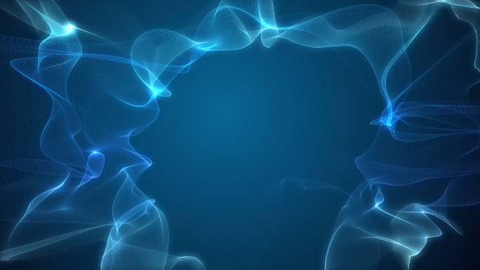 Blue Design with Moving Outer Region