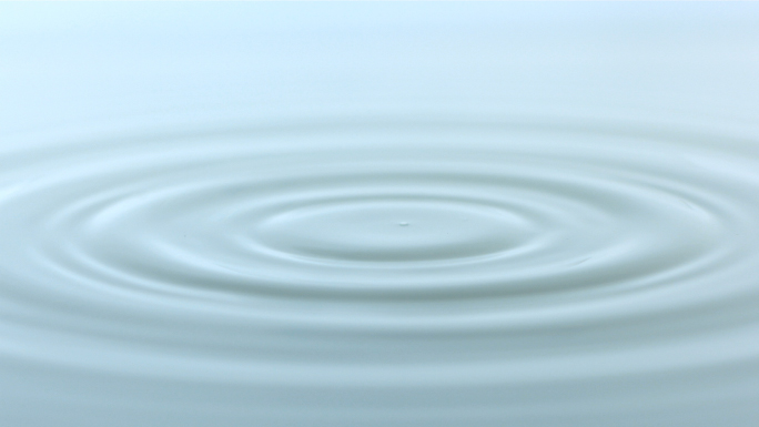 Slow Motion Rippling Water Droplets